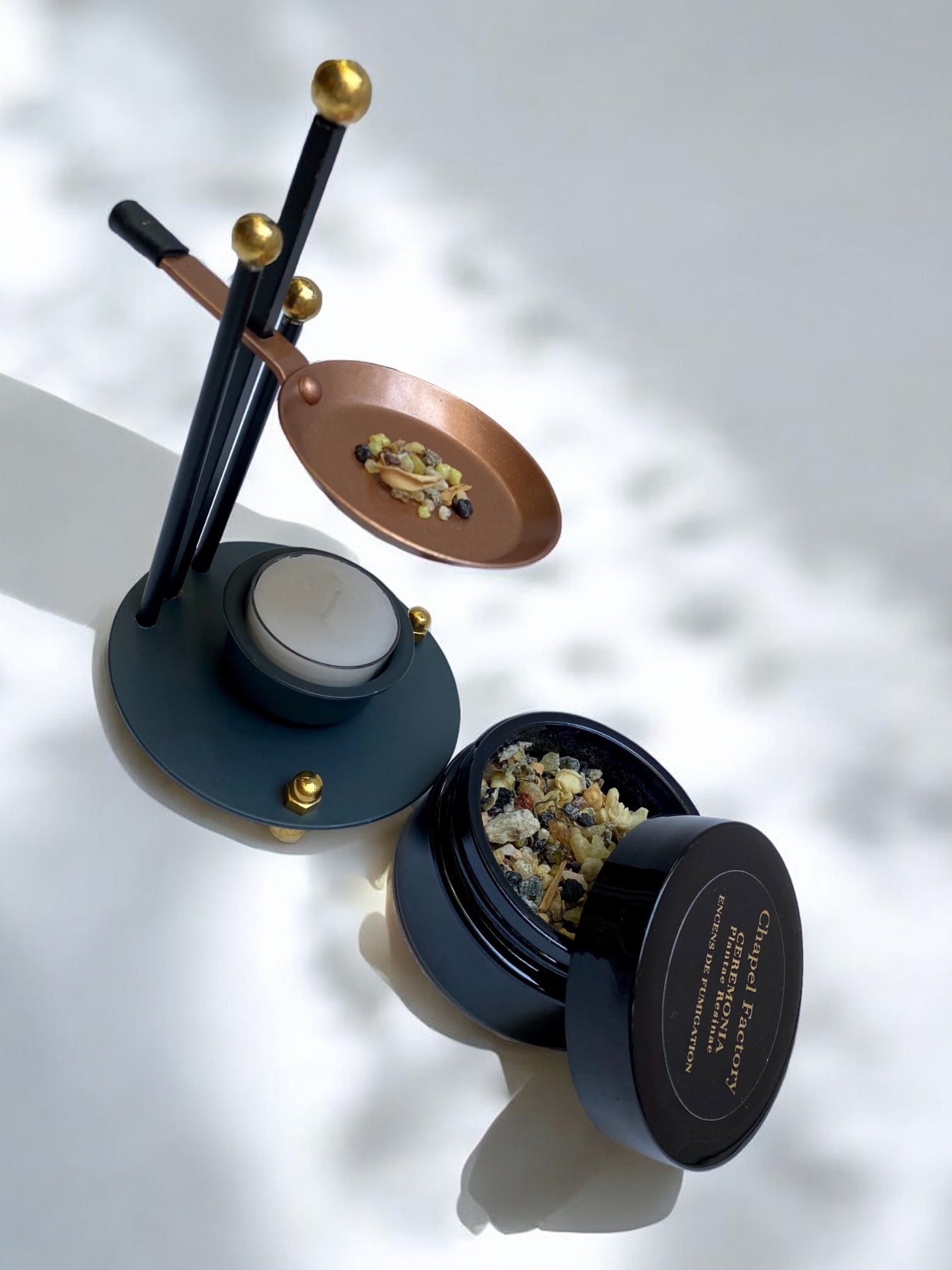 kit ceremonia encens de fumigation chapel factory